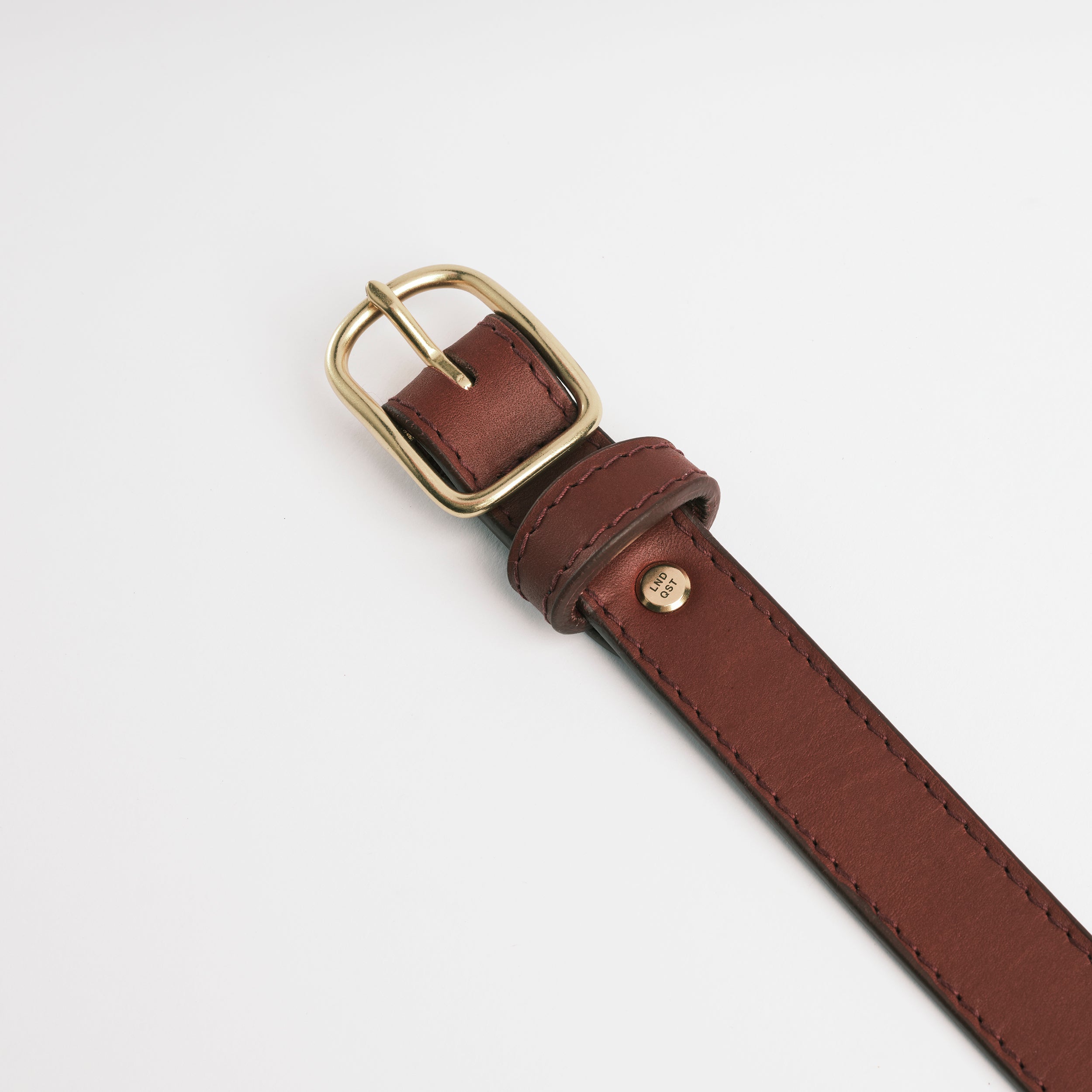 Monogram Buckle with Belt Vachetta Leather Tan M / Black/Tan