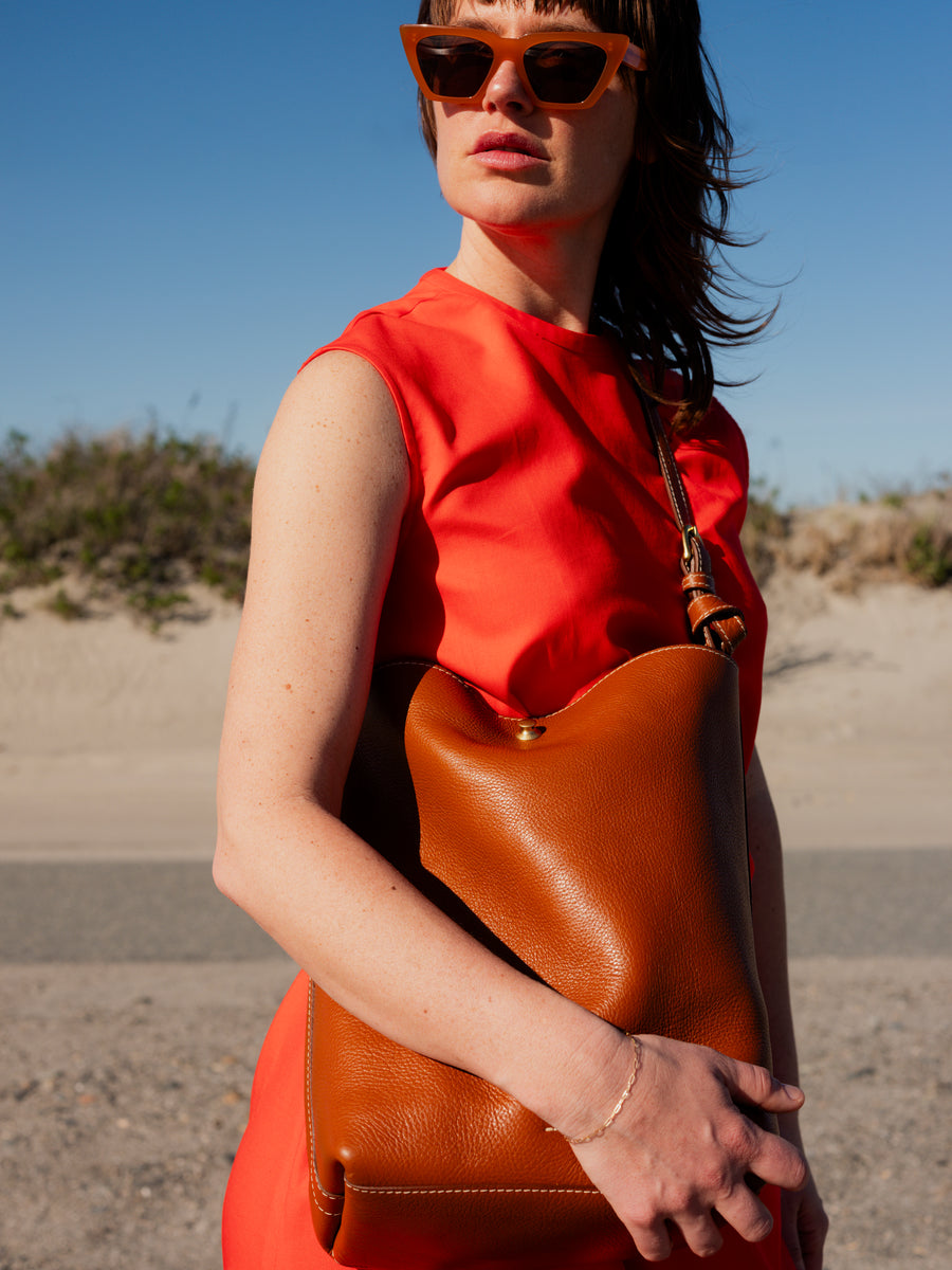 Lee in Leather Brown