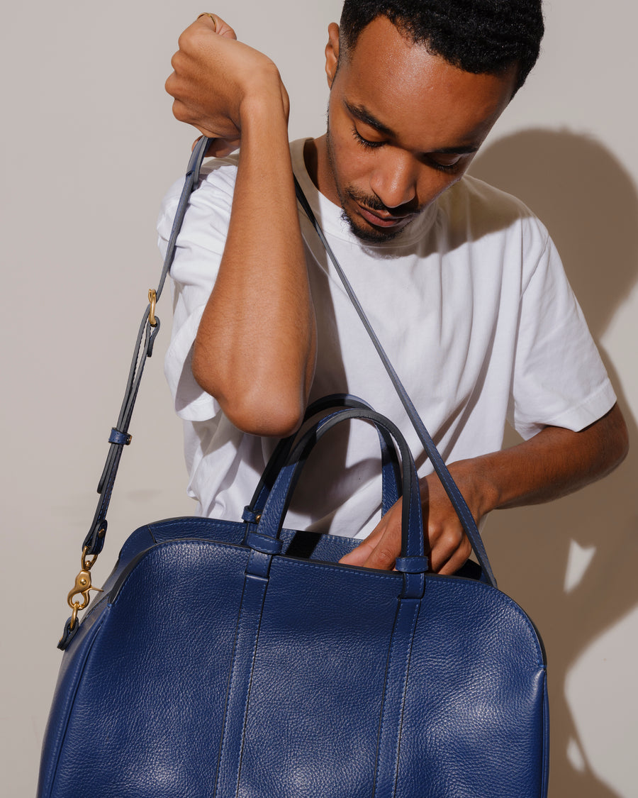 Rhodes Small Duffel in Indigo