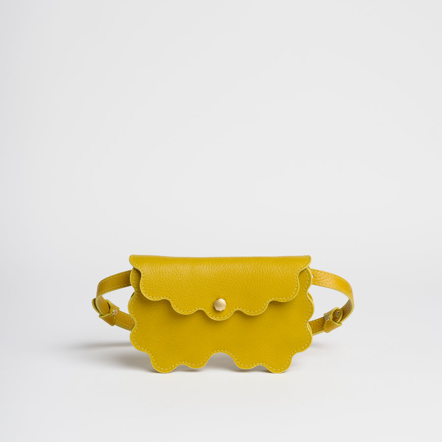 Limited Edition Scallop Shell Faba in Chartreuse
