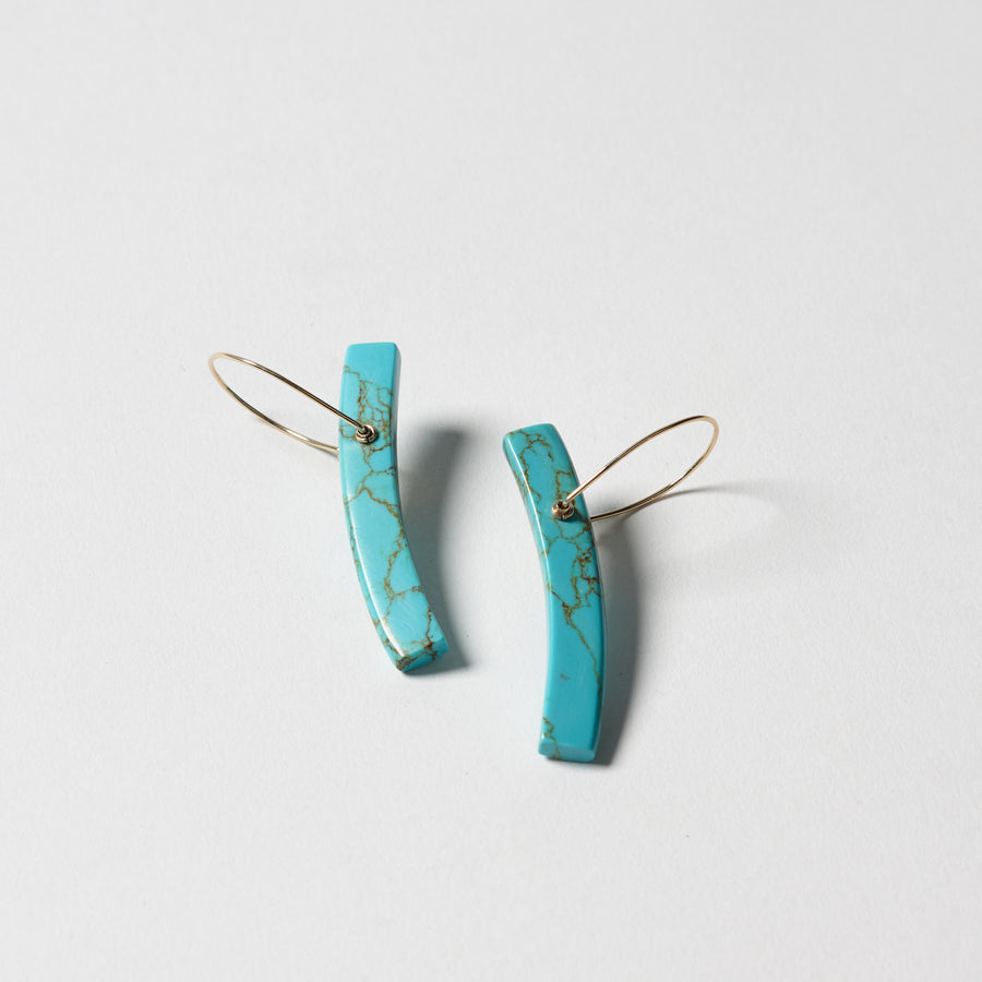 RForm Turquoise Curve Balance Earrings