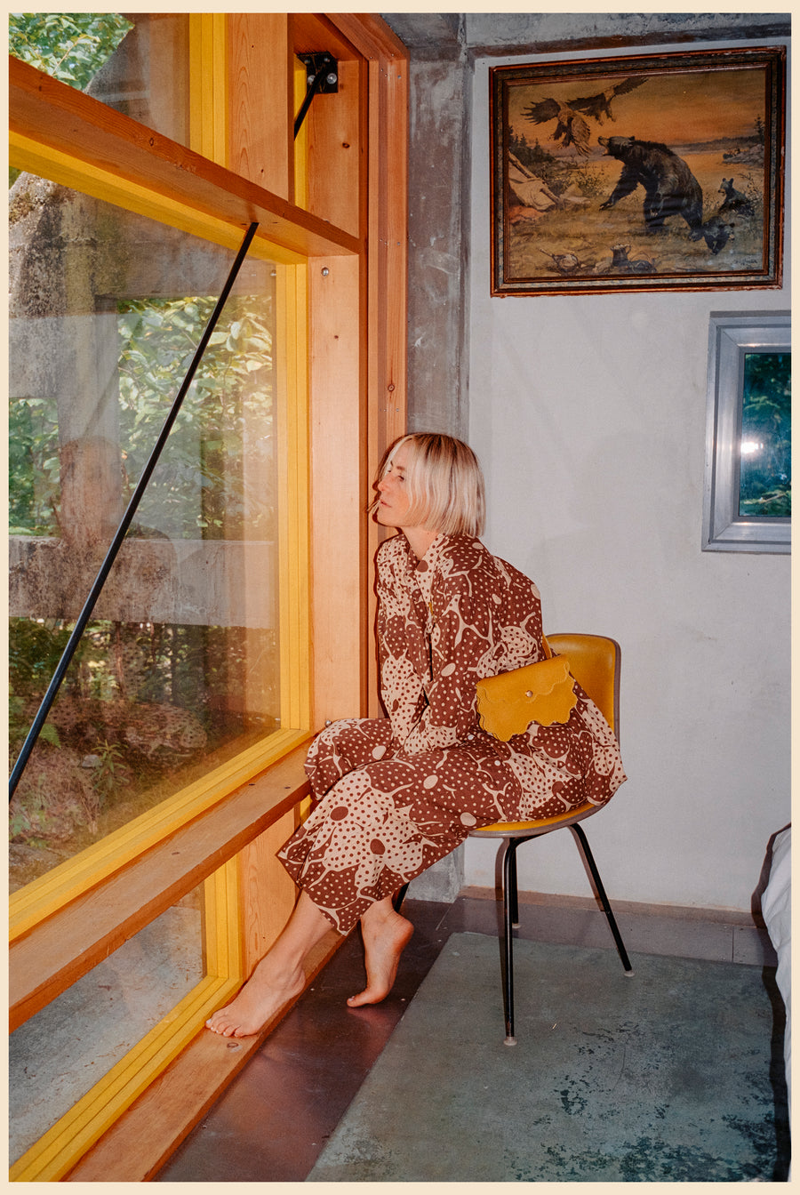 Limited Edition Scallop Shell Faba in Chartreuse