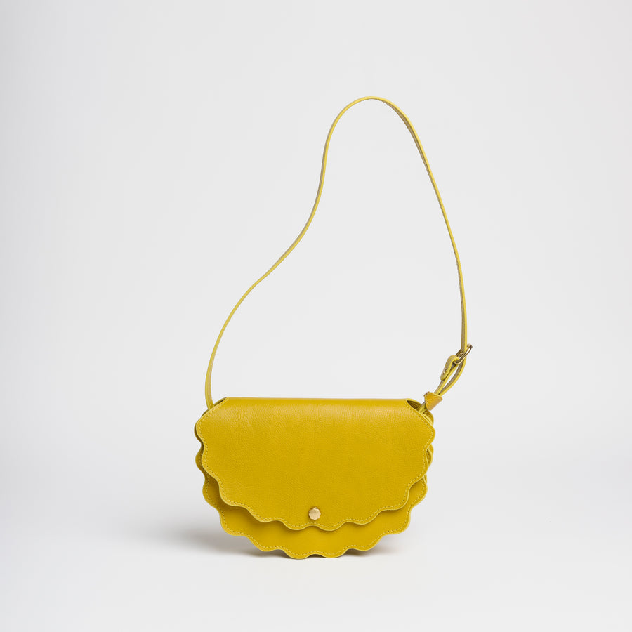 Limited Edition Scallop Shell Mezzo in Chartreuse