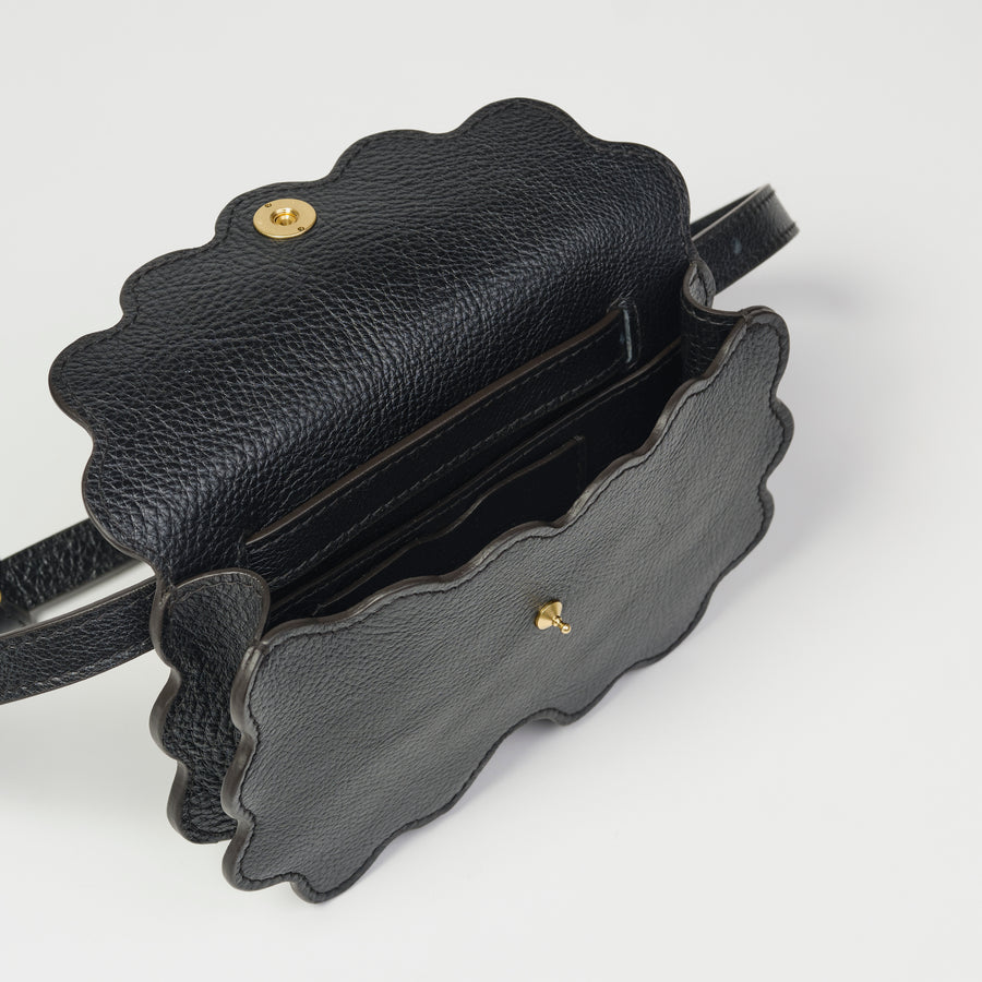 Limited Edition Scallop Shell Faba in Black