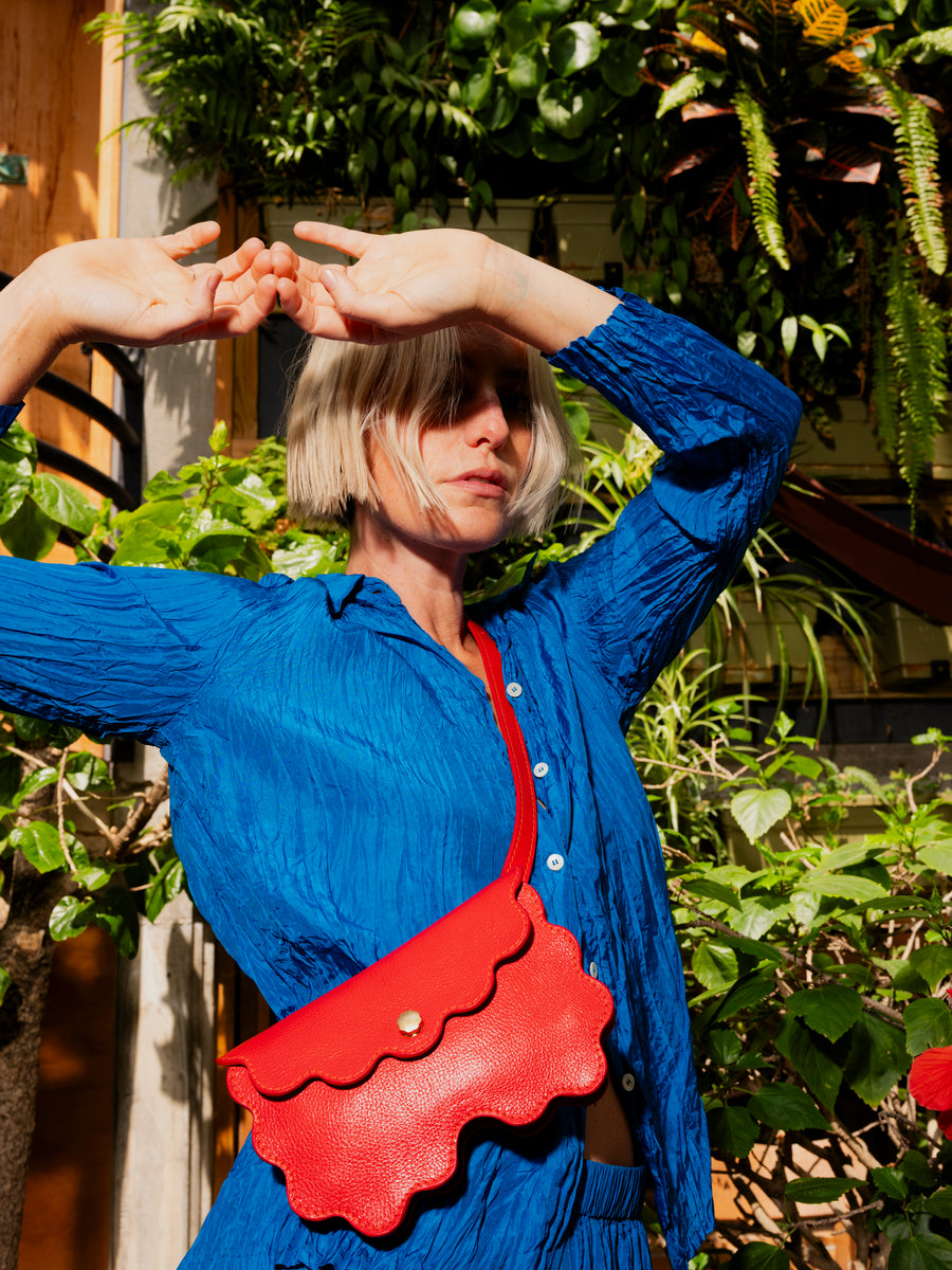 Limited Edition Scallop Shell Faba in Persimmon