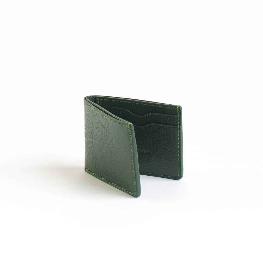 Jackson Bi-Fold Wallet in Milled Leather