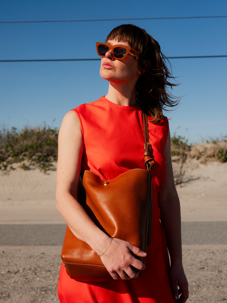 Lee in Leather Brown