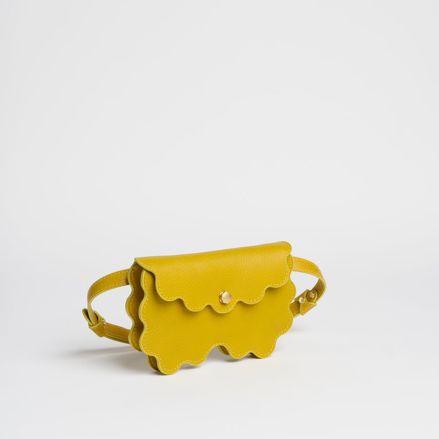 Limited Edition Scallop Shell Faba in Chartreuse
