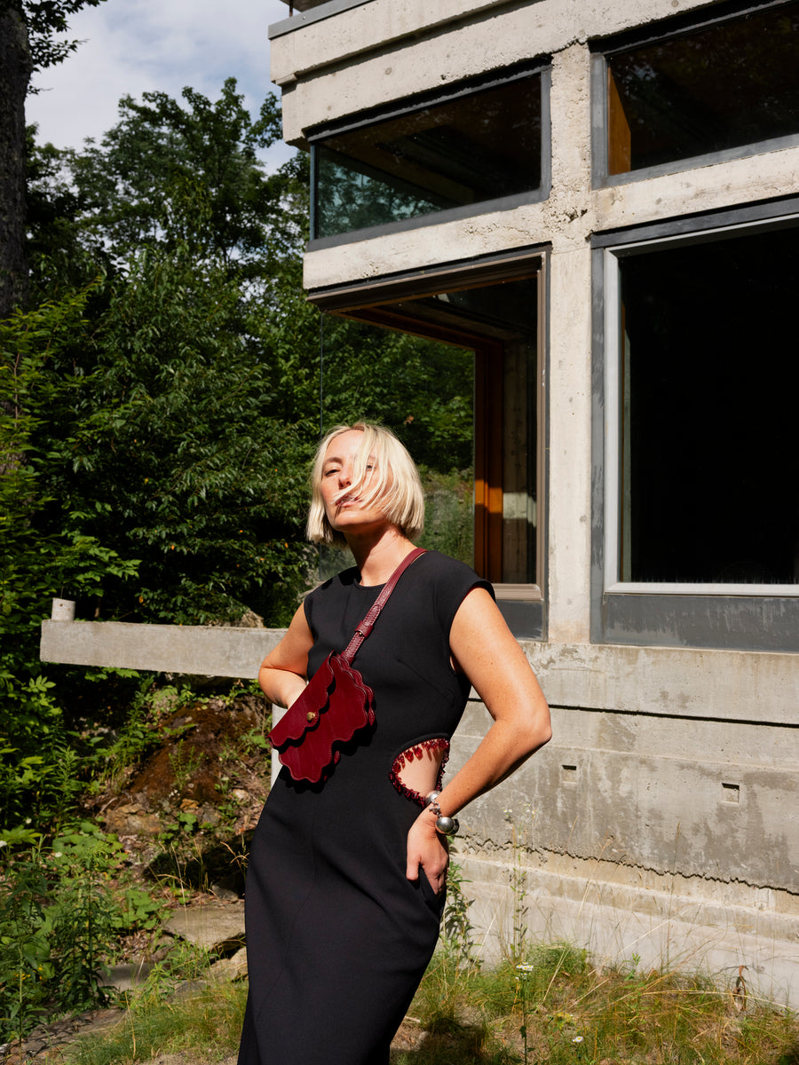 Limited Edition Scallop Shell Faba in Sumac