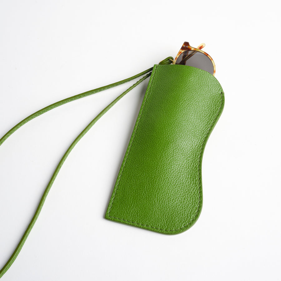 Ceci Sunglass Case in Kelp