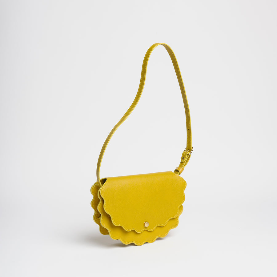 Limited Edition Scallop Shell Mezzo in Chartreuse