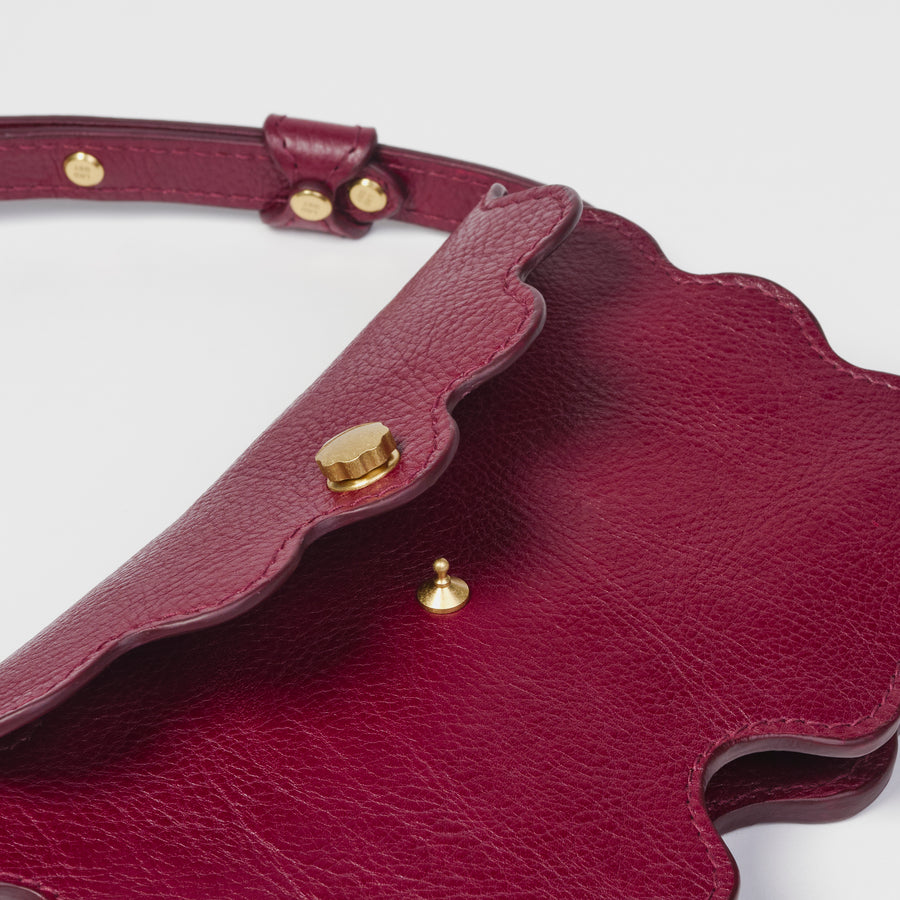 Limited Edition Scallop Shell Faba in Sumac