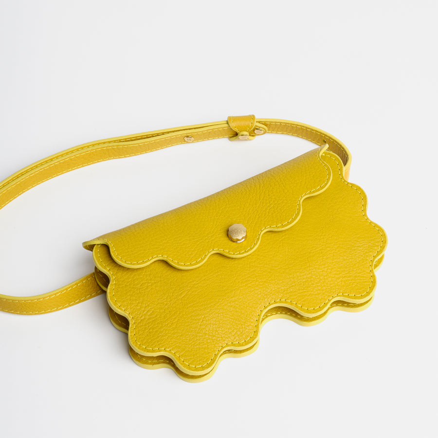 Limited Edition Scallop Shell Faba in Chartreuse