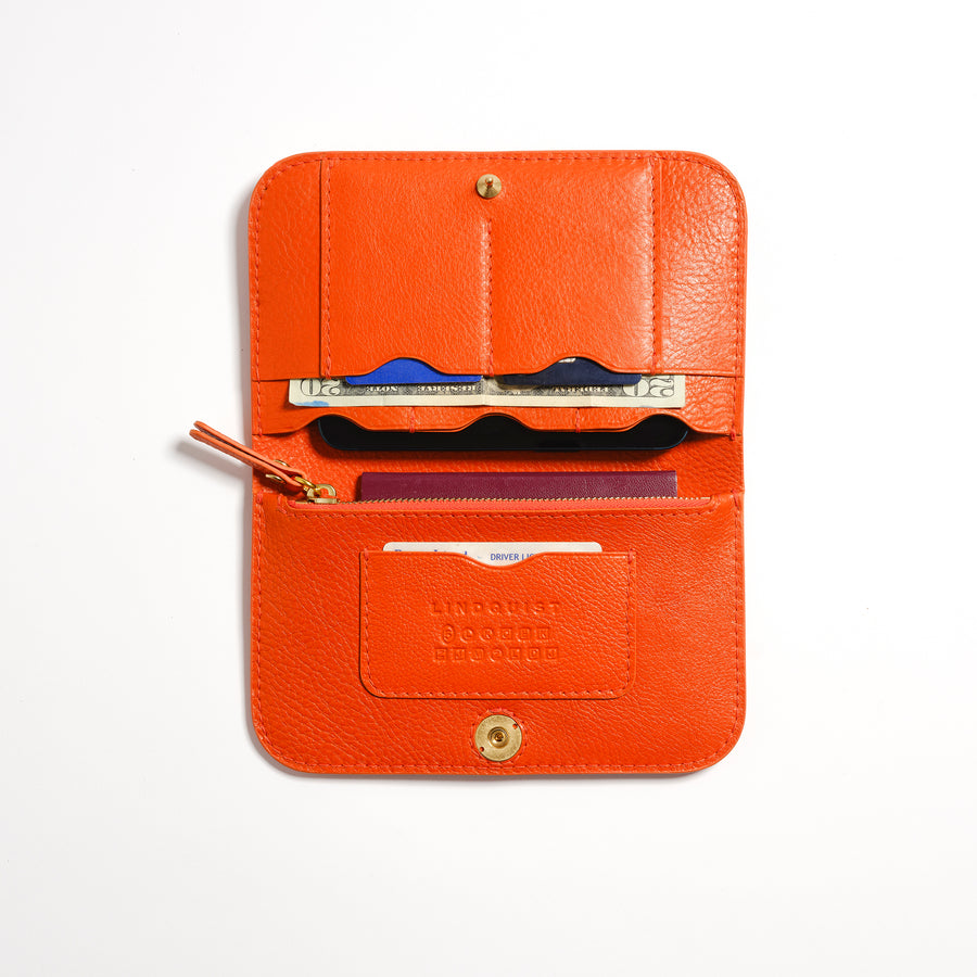Lina Wallet in Carrot