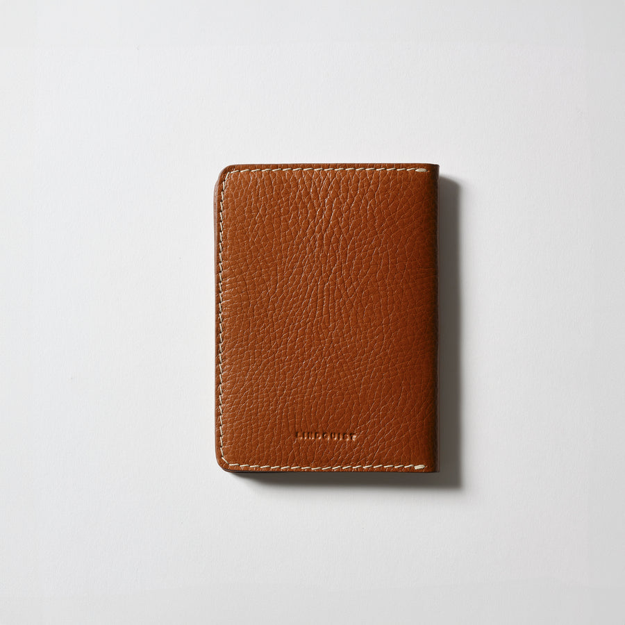 Syd Passport Wallet in Leather Brown