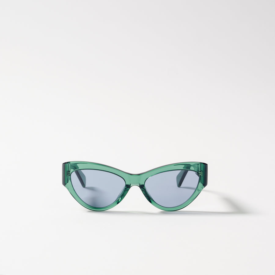 Carla Colour Dolce Sunglasses in Veridian Green
