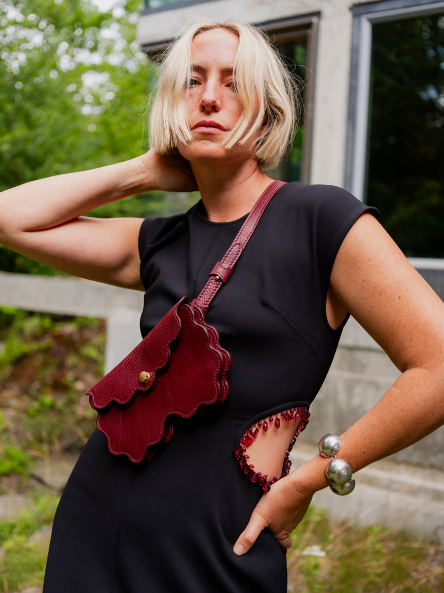 Limited Edition Scallop Shell Faba in Sumac