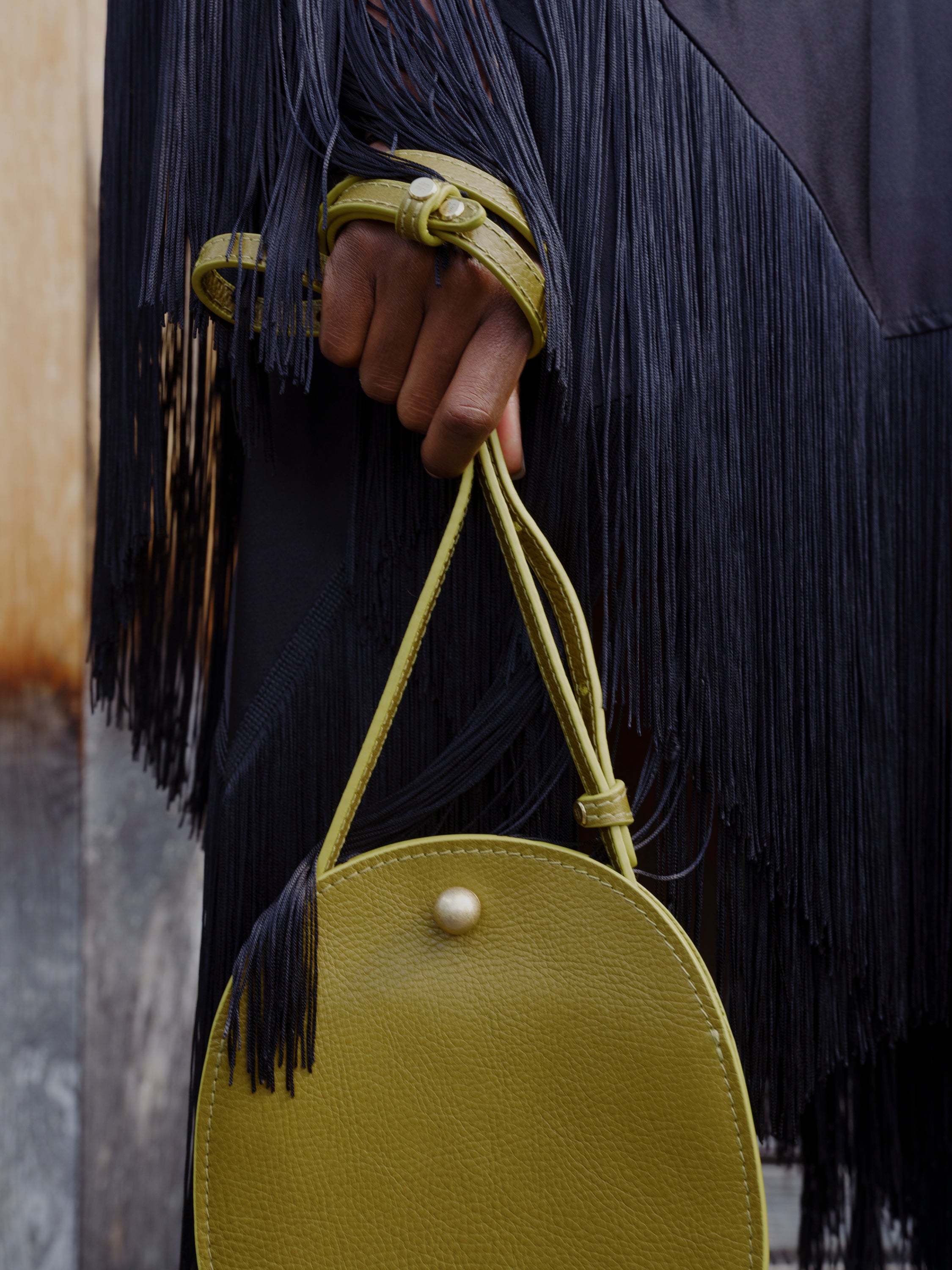 バッグ MIGGY Mini Eggi in Green Ochre – LINDQUIST