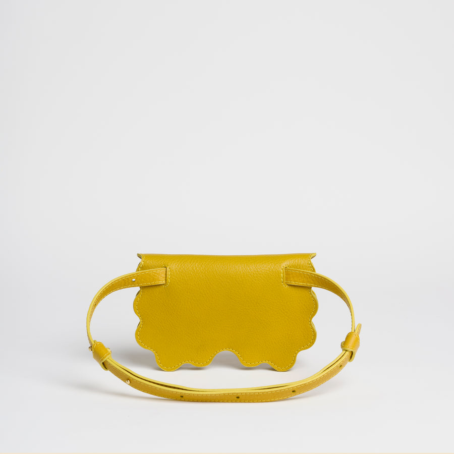 Limited Edition Scallop Shell Faba in Chartreuse