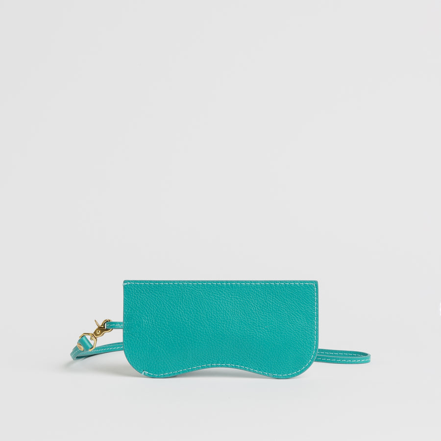 Ceci Sunglass Case in Turquoise