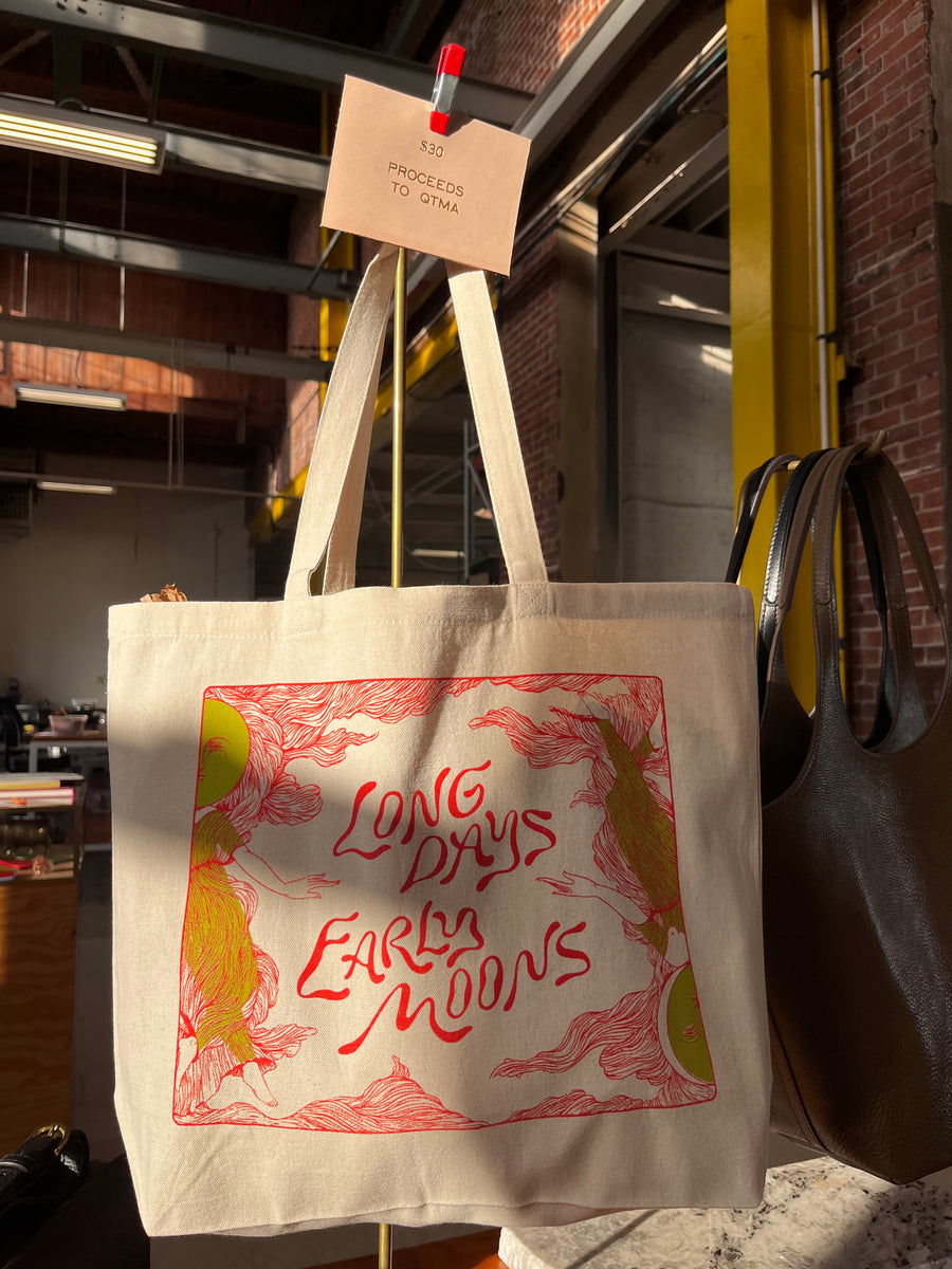 Long Days Early Moons Canvas Tote