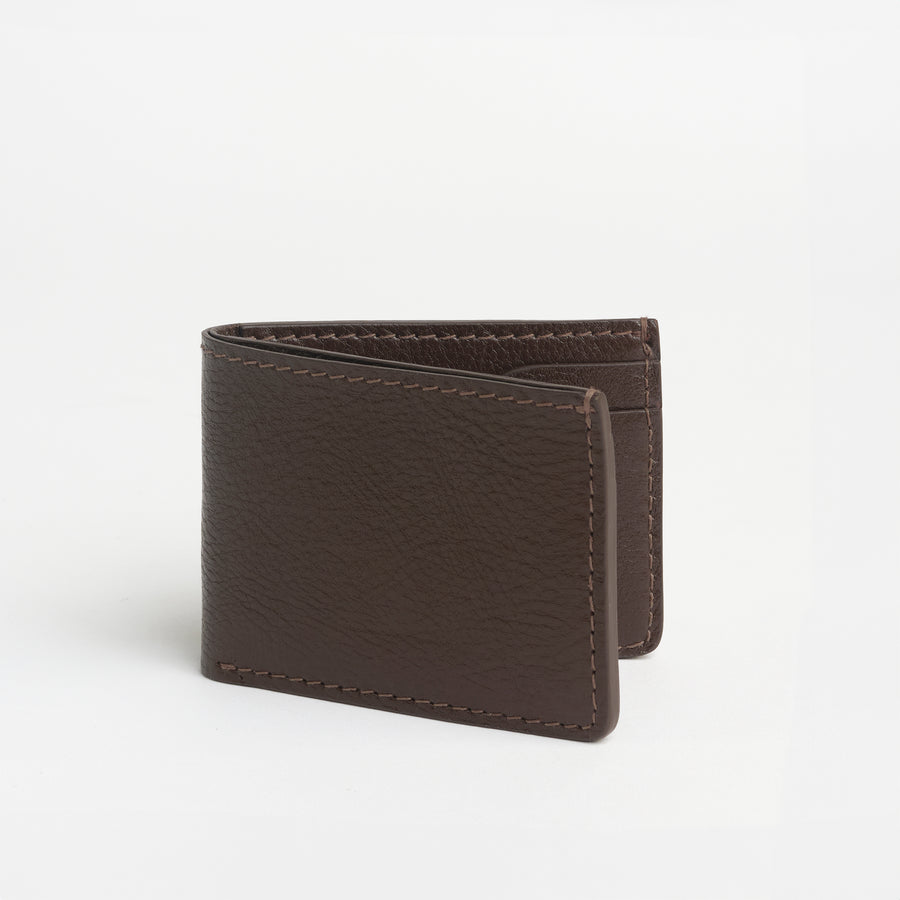 Jackson Bi-Fold Wallet in Milled Leather