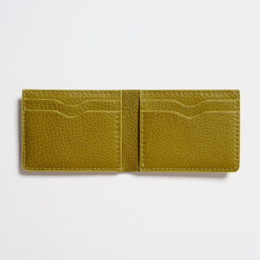 Jackson Bi-Fold Wallet in Milled Leather