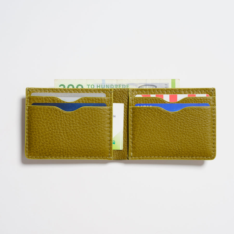 Jackson Bi-Fold Wallet in Milled Leather