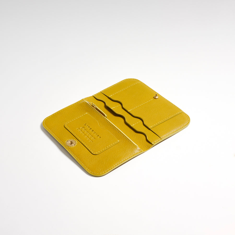 Lina Wallet in Chartreuse