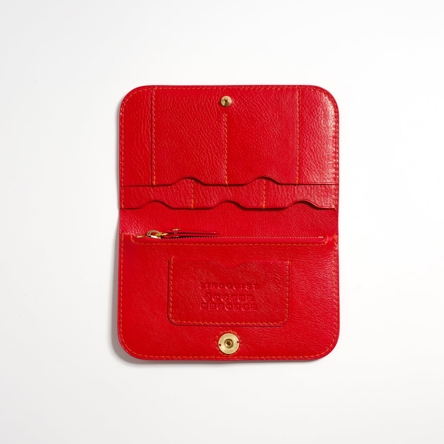 Lina Wallet in Persimmon