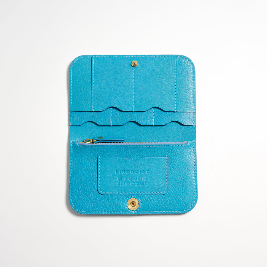 Lina Wallet in Turquoise