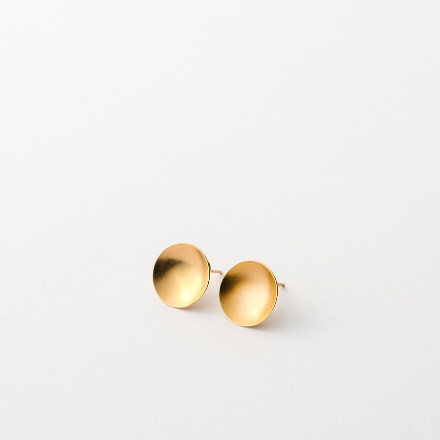 RForm Solid Gold Basin Earrings