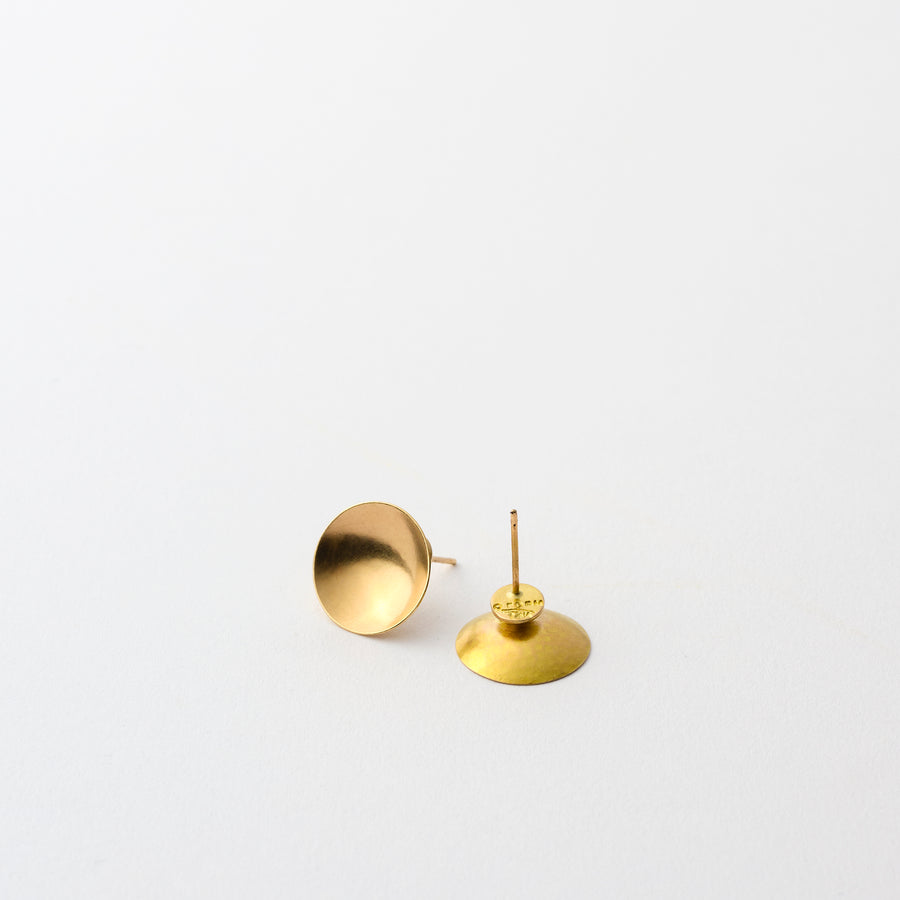 RForm Solid Gold Basin Earrings