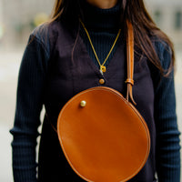 Eggi in Leather Brown