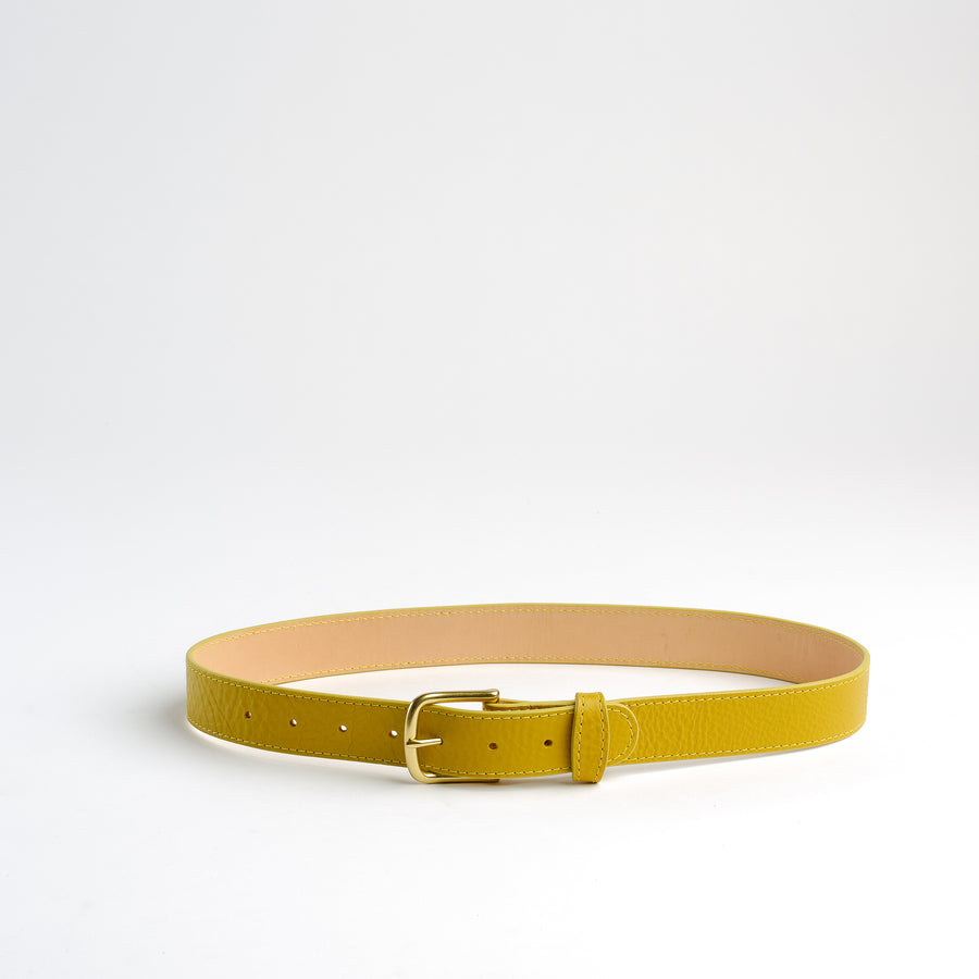 Simple Belt II in Chartreuse