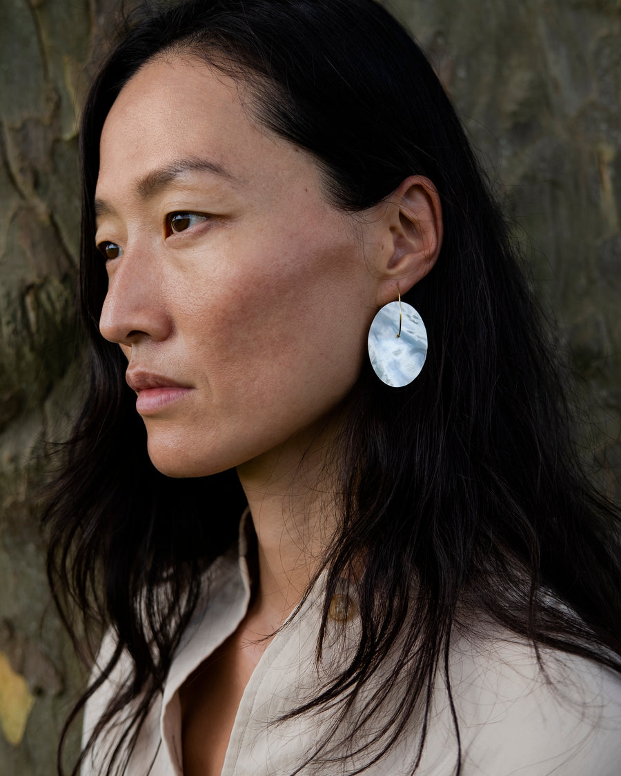 RForm Mother of Pearl Balance Earrings