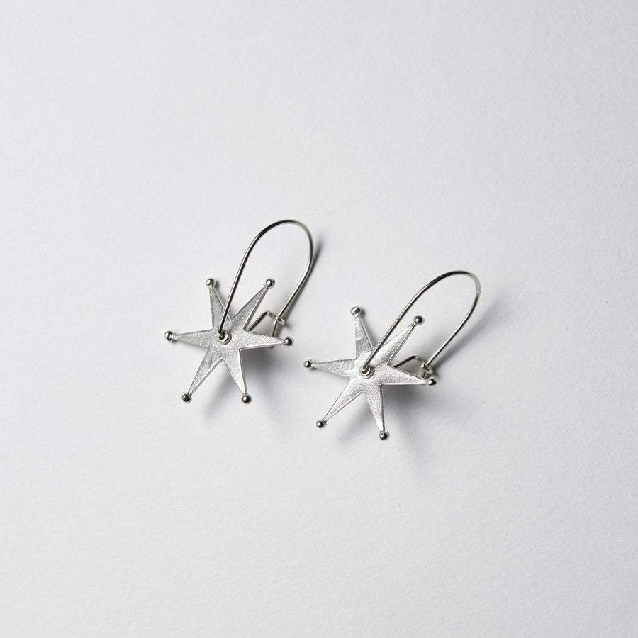 RForm Spur Earrings in Sterling Silver