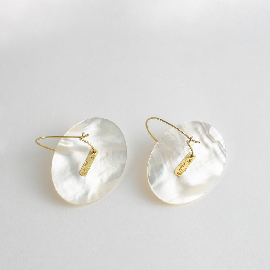 RForm Mother of Pearl Balance Earrings