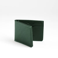 Minimalist Leather Bifold Wallet in Natural Vachetta - Thursday